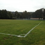 This large soccer field is also at Mills College. People jog and and run along the surrounding trail. I see people of all ages and abilities utilizing this field. Katherine Brown - Oakland Voices.