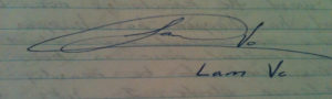 Lam Vo Signature