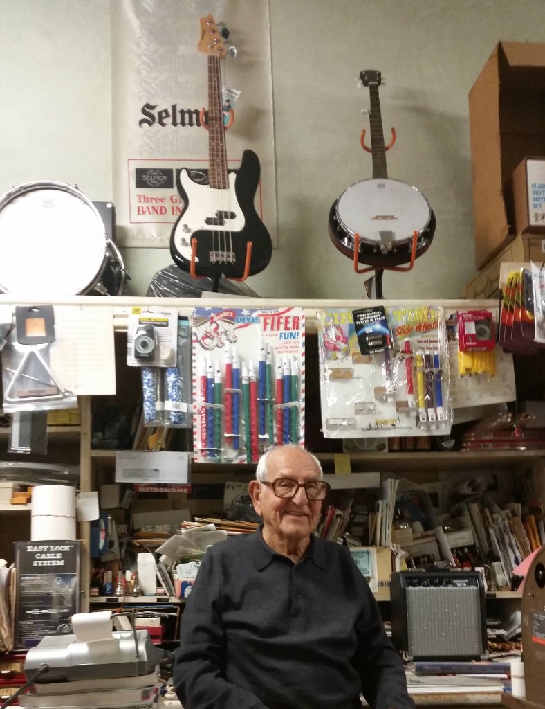 Jack Fiore in his store