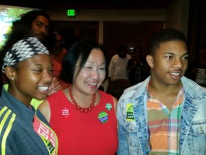 Mayor with youth