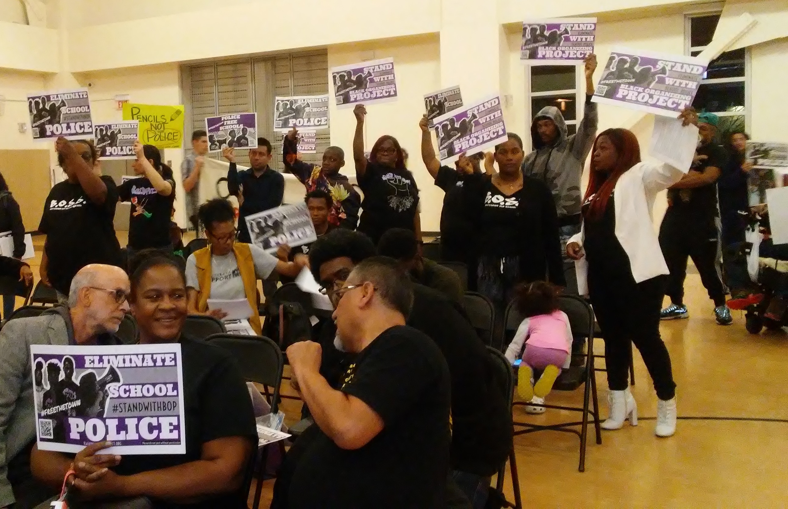 The Black Organizing Project is calling for the elimination of the Oakland Unified School Police force.