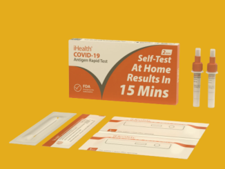 Photo of at-home rapid COVID-19 test kit